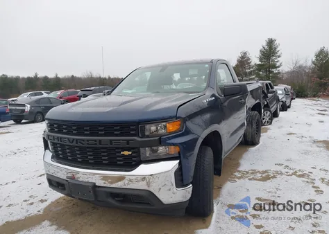 2022 Chevrolet Silverado 1500 Ltd 4Wd Long Bed Wt из США, поврежденный, VIN 3GCNYAEKXNG183408